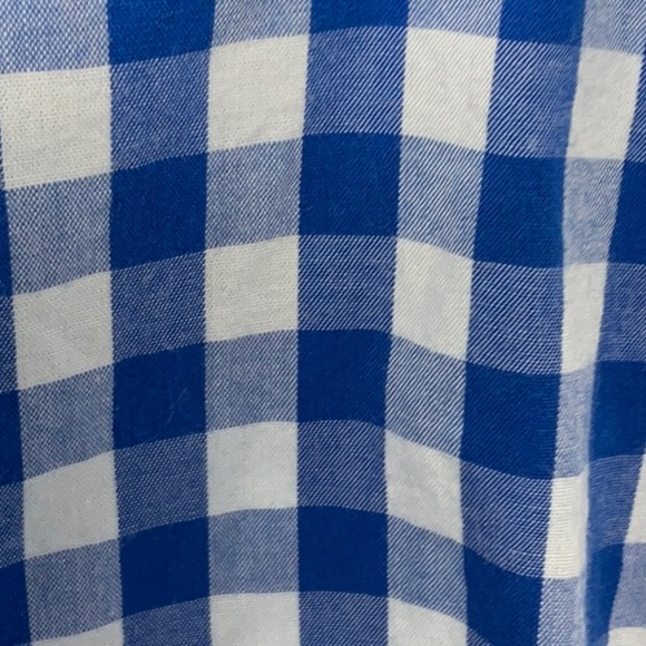 J Crew men’s button down blue/white shirt, size XL - Picture 7 of 7